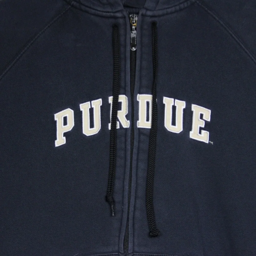 Nike Team Purdue Boilermakers‎ Mens XL Pullover Hoodie Zip Front Sweatshirt
